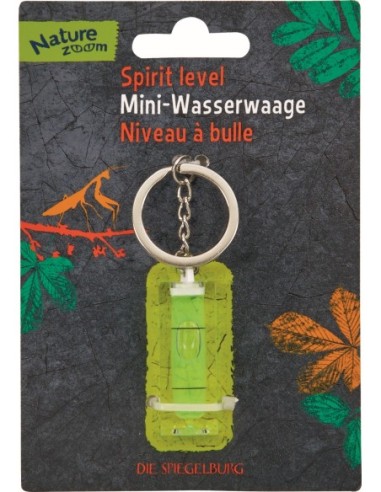 Mini waterpas met sleutelhanger