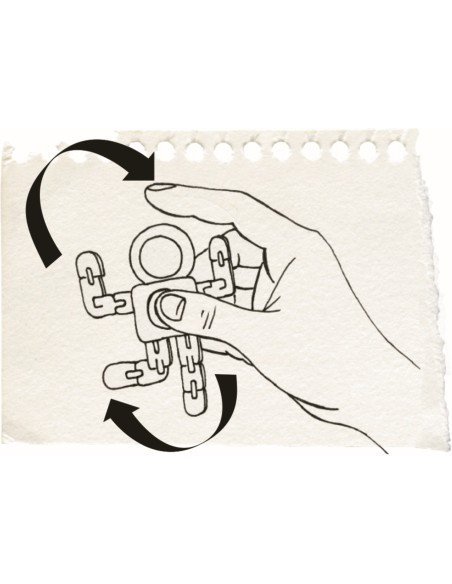 Bend and Pop Breakdancer buigpoppetje 2 designs