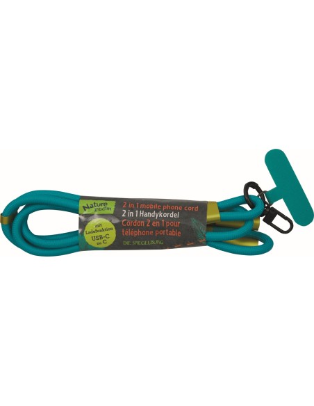 2 in 1 telefoonkoord lanyard USB-C