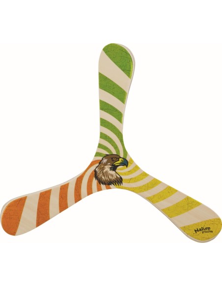 Houten boemerang 28 cm