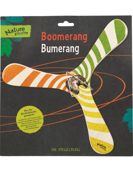 Houten boemerang 28 cm