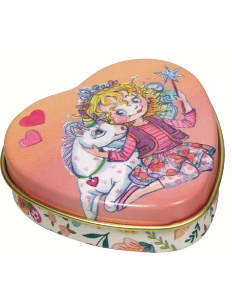 Klein metalen blikje hart 3 designs