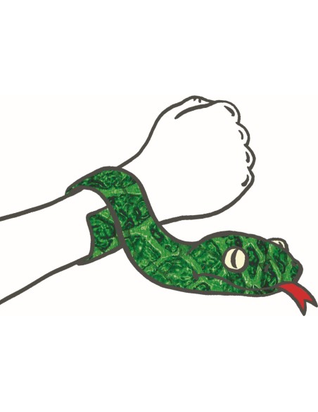 Klaparmband slang 4 designs