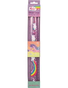 Glitter liniaal 30 cm 2