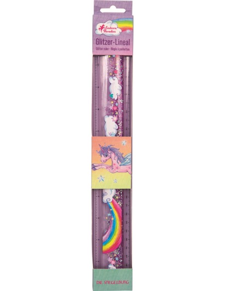 Glitter liniaal 30 cm