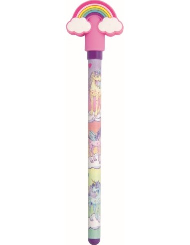 Gelpen regenboog met regenbooginkt