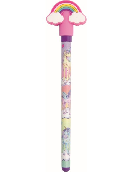 Gelpen regenboog met regenbooginkt