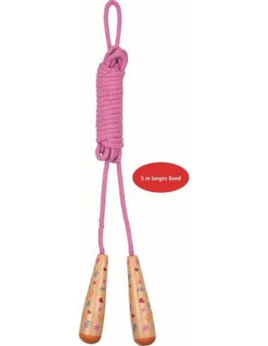 Springtouw voor drie personen met extra lang koord