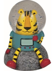 Glitterbol - tijger astronaut