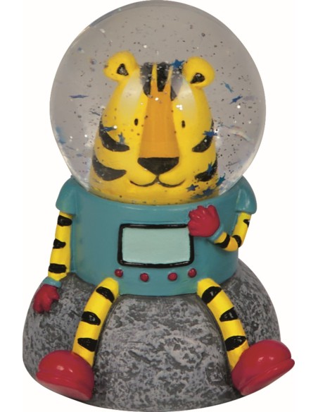 Glitterbol - tijger astronaut