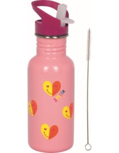 Rvs drinkfles hartje