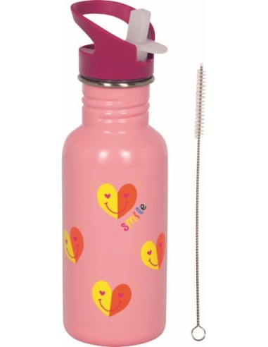 Rvs drinkfles hartje