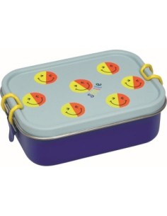 Lunchbox metaal smiley