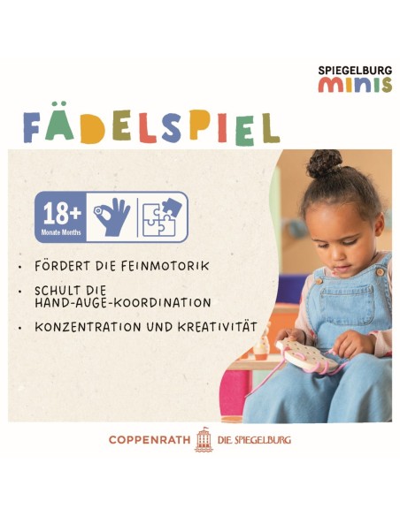 Houten veterspel 4 designs