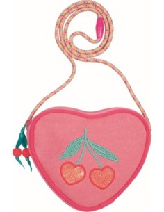 Glitter tasje kersen