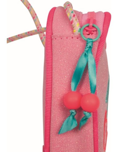 Glitter tasje kersen