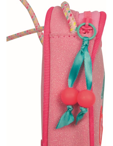 Glitter tasje kersen