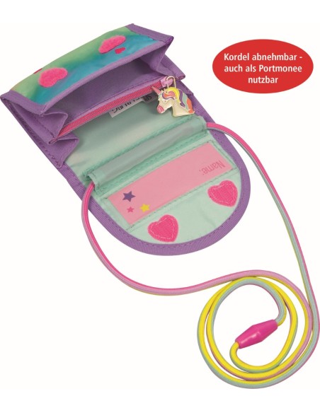 Portemonnee tasje regenboog