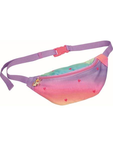 Heuptasje glitter regenboog