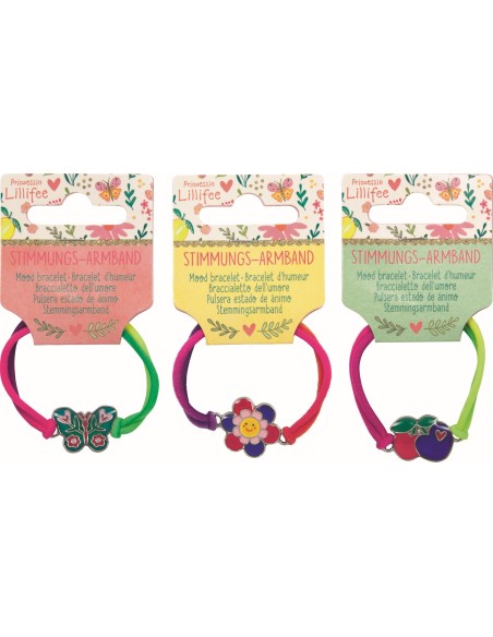 Display met 24 stemmingsarmbanden 3 designs