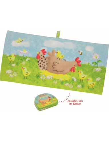 Magische handdoek haan