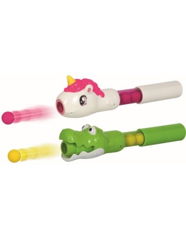 Plopper Foam shooter krokodil en eenhoorn
