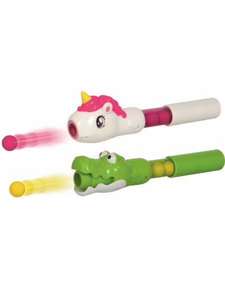 Plopper Foam shooter krokodil en eenhoorn