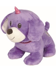 Knuffel hond Unidog paars -...