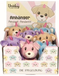 Display 8 sleutelhangers...