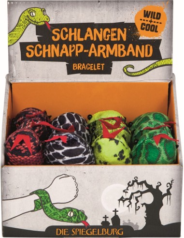 Klaparmband slang 4 designs