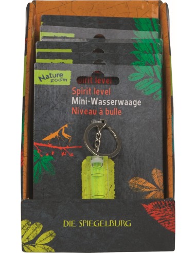 Mini waterpas met sleutelhanger