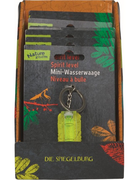 Mini waterpas met sleutelhanger