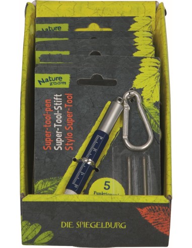 Supertool pen met 5 functies