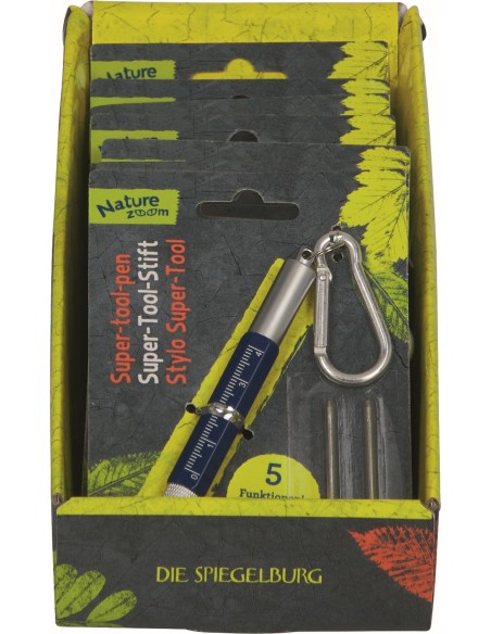 Supertool pen met 5 functies