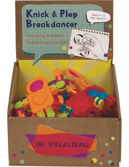 Bend and Pop Breakdancer buigpoppetje 2 designs