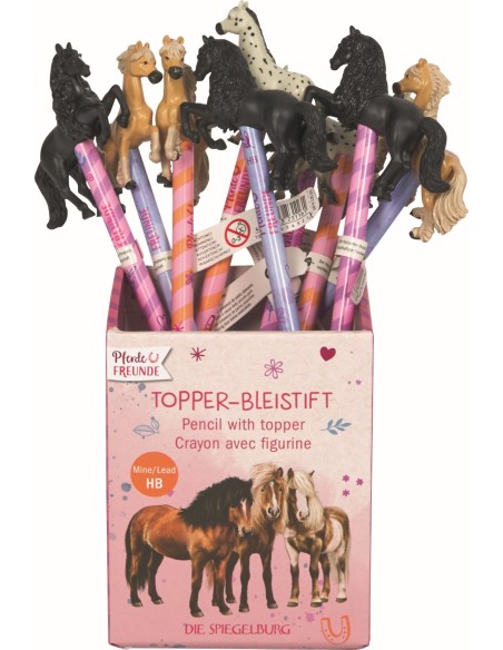 Potlood met paardenfiguurtje 3 designs in display