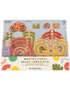 Houten magnetisch labyrint