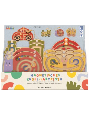 Houten magnetisch labyrint