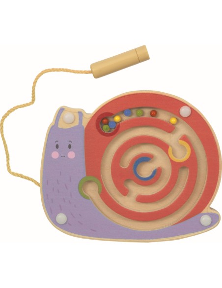 Houten magnetisch labyrint