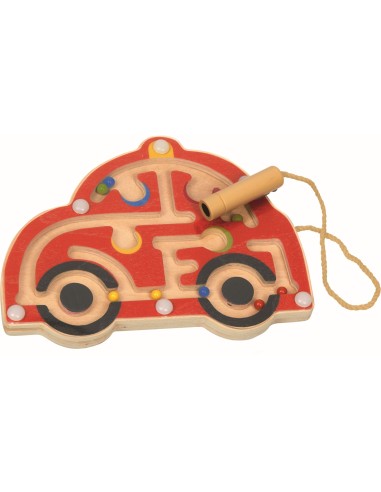 Houten magnetisch labyrint