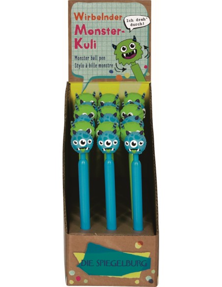 Monster balpen 2 designs in display