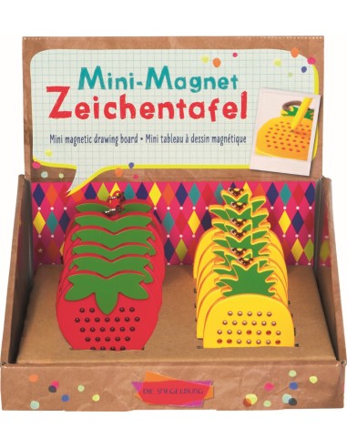 Mini magnetisch tekenbord aardbei of ananas