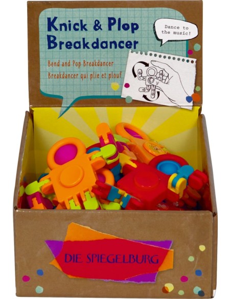 Bend and Pop Breakdancer buigpoppetje 2 designs