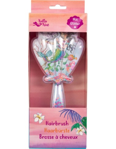Haarborstel met glitter Nella Nixe
