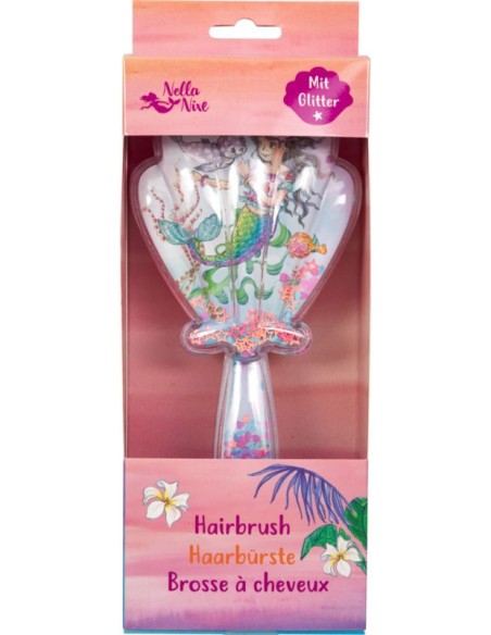 Haarborstel met glitter Nella Nixe