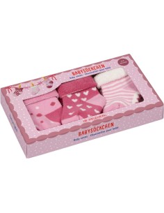 Babysokjes - roze