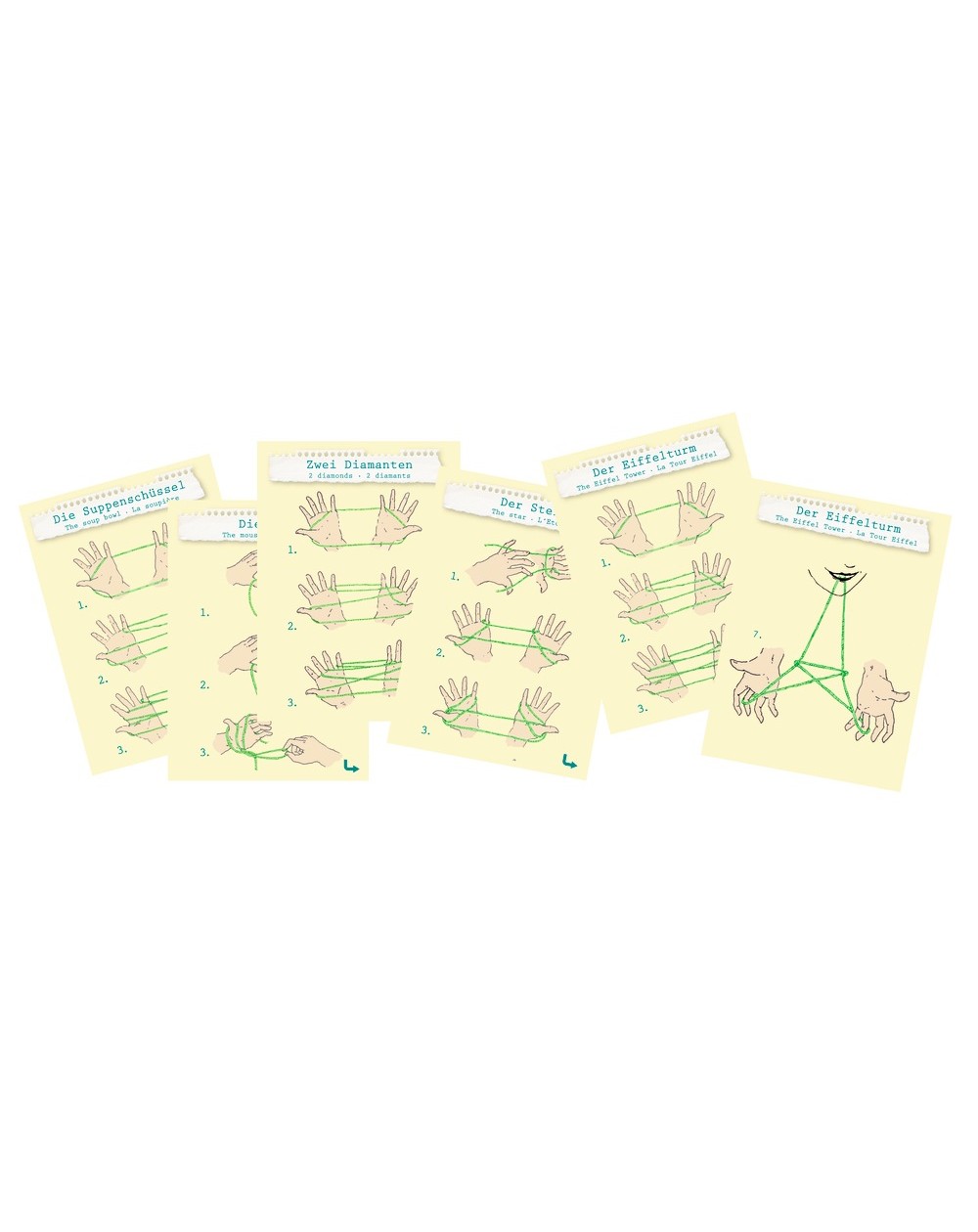 Touwspelletjes in doosje