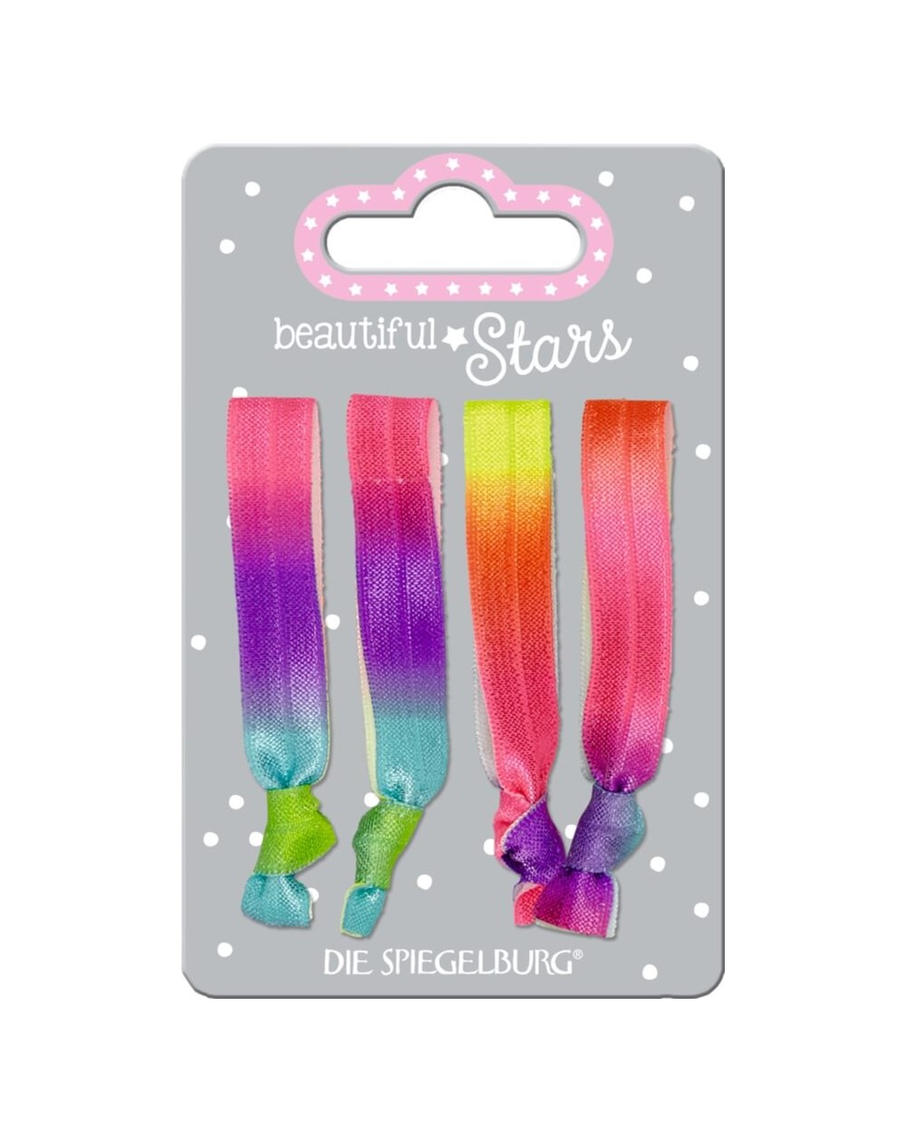 Haarelastiekjes neon set van 4