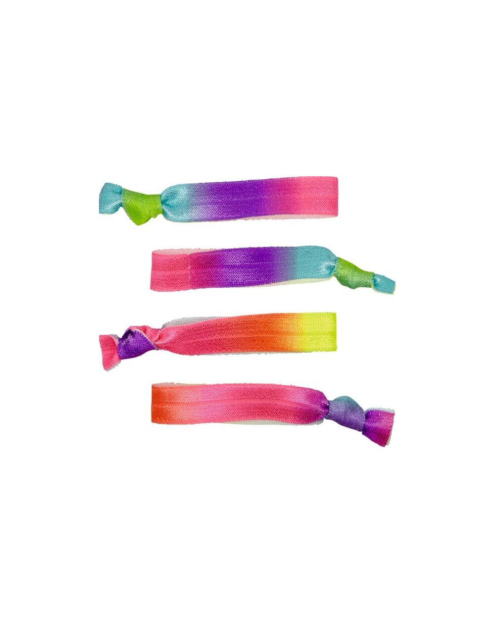 Haarelastiekjes neon set van 4