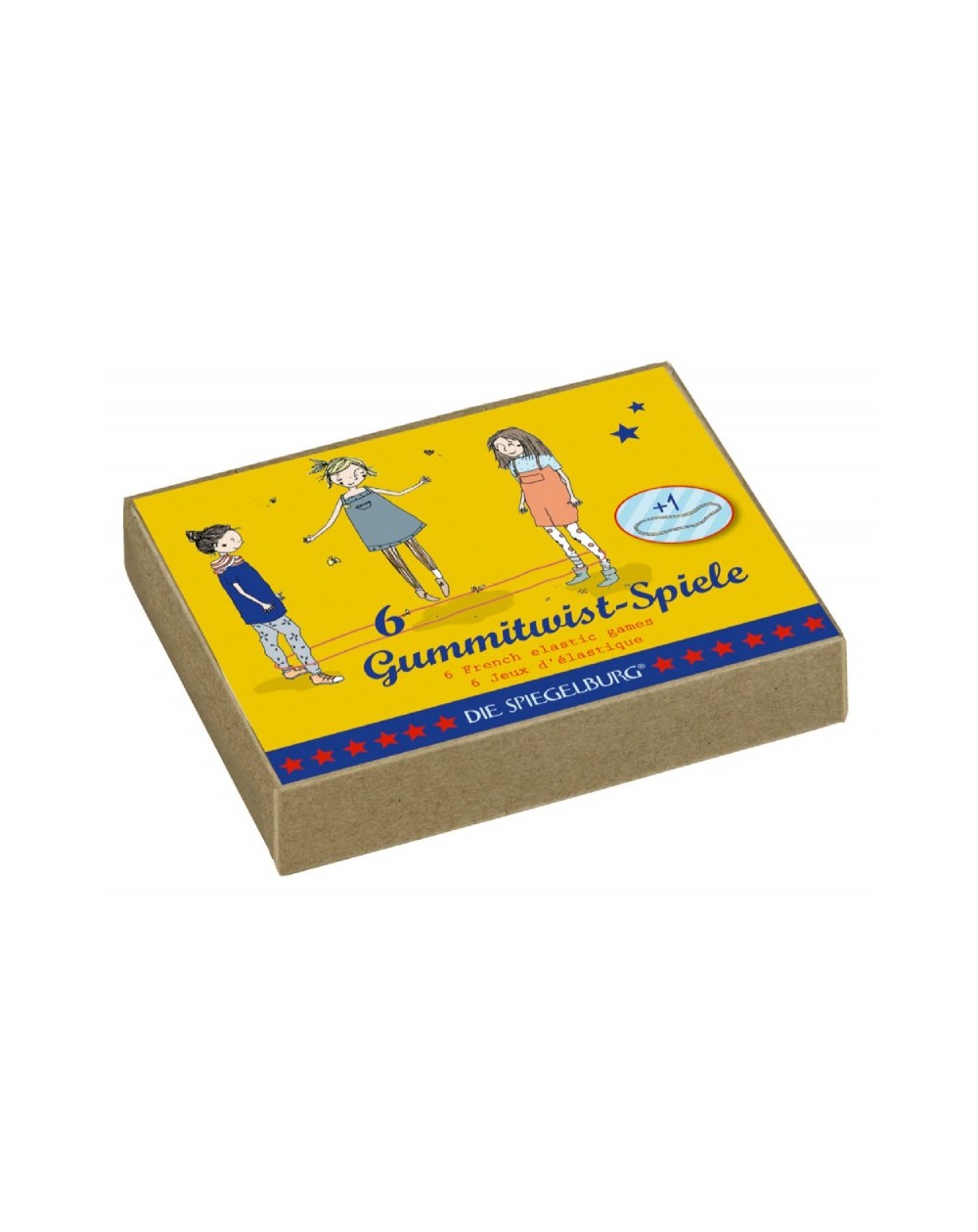 Elastiek spel in geschenkdoosje